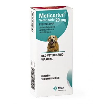 Meticorten Vet 20mg 10 comprimidos - MSD