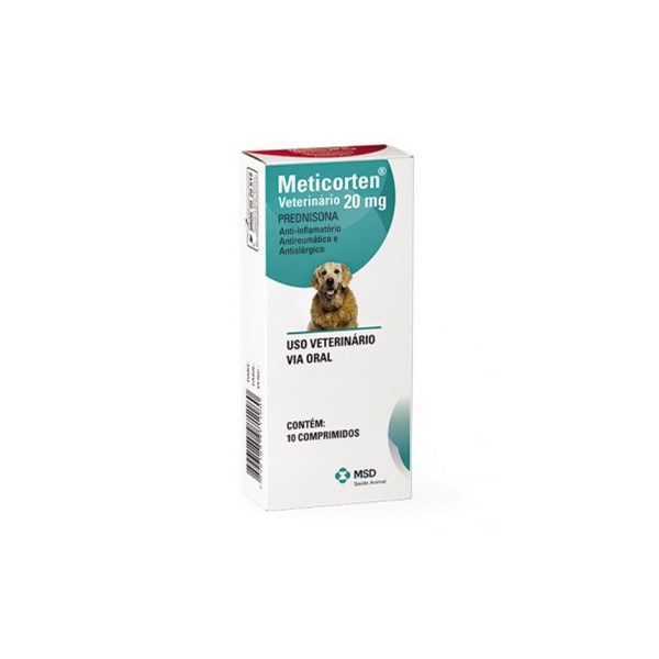 Meticorten Vet 20mg 10 comprimidos - MSD