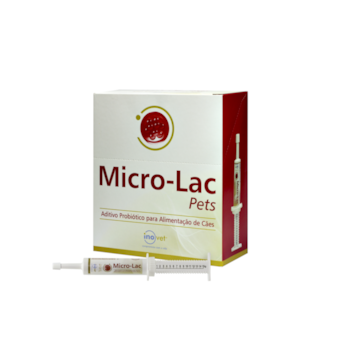 Microlac Probiótico Pets 15g - Inovet Microlac Probiótico Pets 15g - Inovet