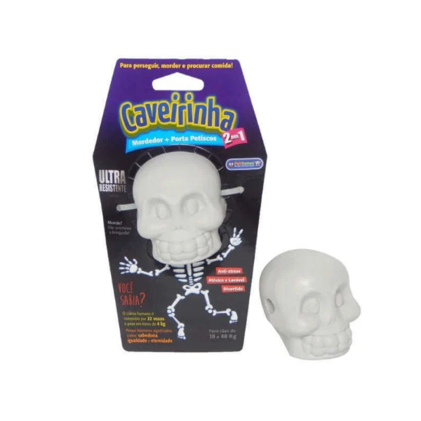 Mordedor Para Cães Caveirinha Soft - Pet Games Mordedor Para Cães Caveirinha Soft - Pet Games
