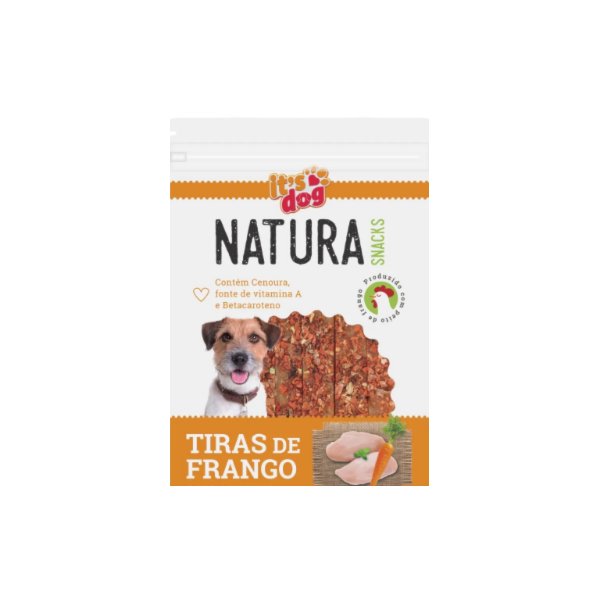 Natura Snacks Tiras de Frango 60g - It's Dog Natura Snacks Tiras de Frango 60g - It's Dog