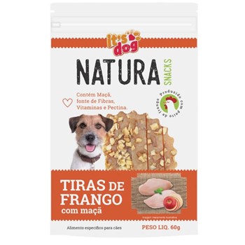 Natura Snacks Tiras de Frango com Maça 60g - It's Dog