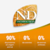 N&D Ancestral para Cães Adultos de Raças Médias Sabor Frango, Romã, Aveia e Cevada