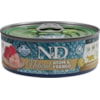 N&D Natural para Gatos de Todas as Raças Sabor Atum e Frango 70g