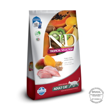N&D Tropical para Gatos Adultos de Todas as Raças Sabor Frango