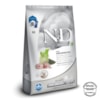 N&D White para Cães Adultos de Raças Mini e Pequenas Sabor Merluza, Spirulina e Erva Doce 2Kg