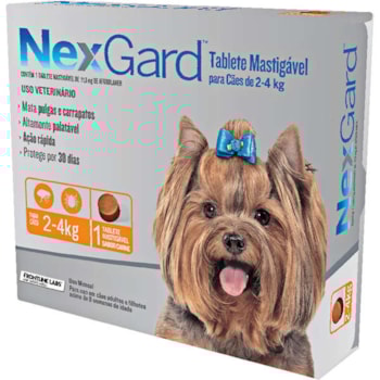 Nexgard P 2-4kg Unidade - Boehringer Ingelheim Nexgard P 2-4kg Unidade - Boehringer Ingelheim