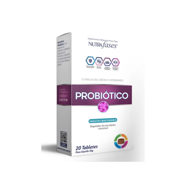 Nutrafases Probiótico Cães - Vetzam Nutrafases Probiótico Cães - Vetzam