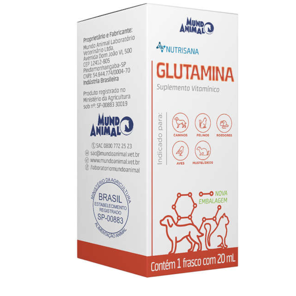 Nutrisana Glutamina - Mundo Animal