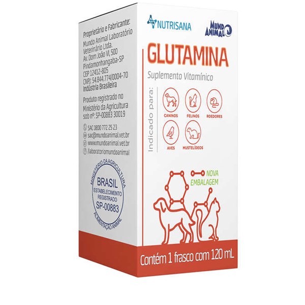 Nutrisana Glutamina - Mundo Animal