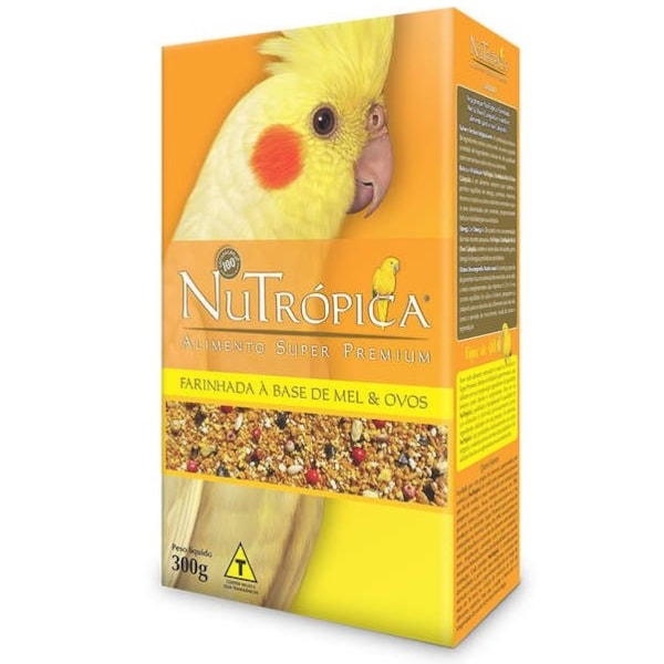 NuTrópica Calopsita Farinhada Mel e Ovos 300gr NuTrópica Calopsita Farinhada Mel e Ovos 300gr