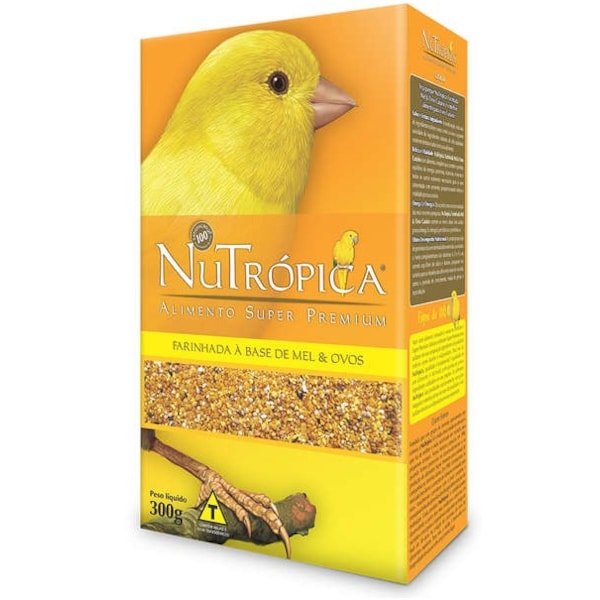 NuTrópica Canário Farinhada Mel e Ovos 300g - NuTrópica NuTrópica Canário Farinhada Mel e Ovos 300g - NuTrópica
