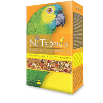 NuTrópica Papagaio Farinhada Mel e Ovos 300g - NuTrópica NuTrópica Papagaio Farinhada Mel e Ovos 300g - NuTrópica