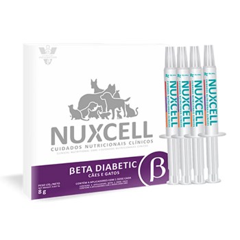 Nuxcell Beta Diabetic 8g Caixa Fechada - Nuxcell