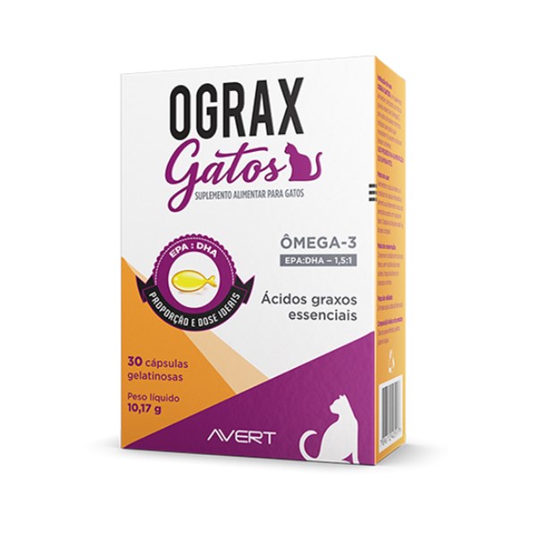 Ograx Gatos 30 cápsulas - Avert