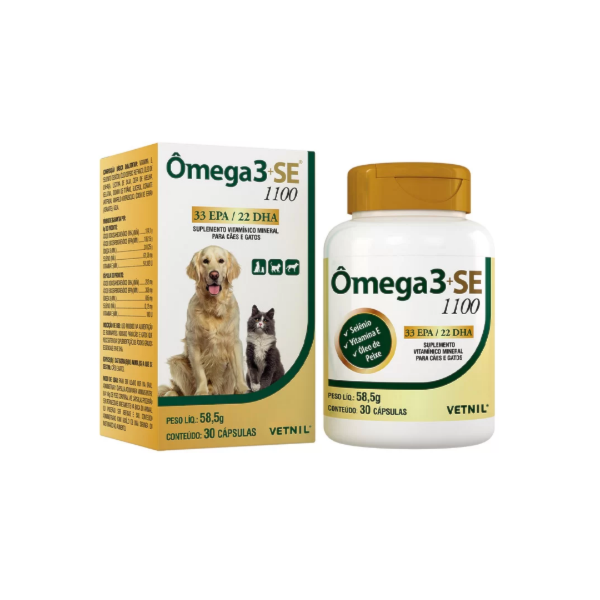 Omega 3+SE 1100 33EPA - Vetnil Omega 3+SE 1100 33EPA - Vetnil