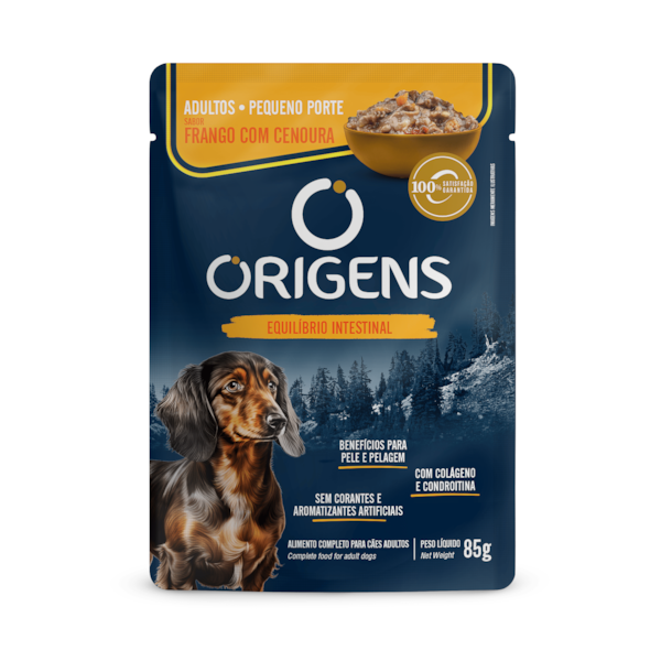 Origens Premium Especial Cães Adultos Pequeno Porte Sabor Frango com Cenoura Origens Premium Especial Cães Adultos Pequeno Porte Sabor Frango com Cenoura