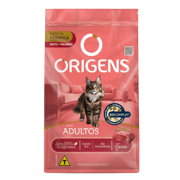Origens Premium Especial Gatos Adultos Sabor Carne