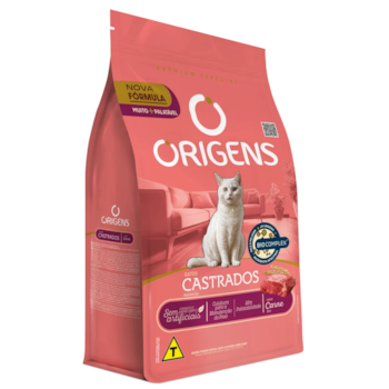 Origens Premium Especial Gatos Castrados Sabor Carne Origens Premium Especial Gatos Castrados Sabor Carne