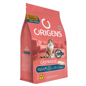 Origens Premium Especial Gatos Castrados Sabor Frango