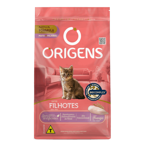 Origens Premium Especial Gatos Filhotes Sabor Frango Origens Premium Especial Gatos Filhotes Sabor Frango