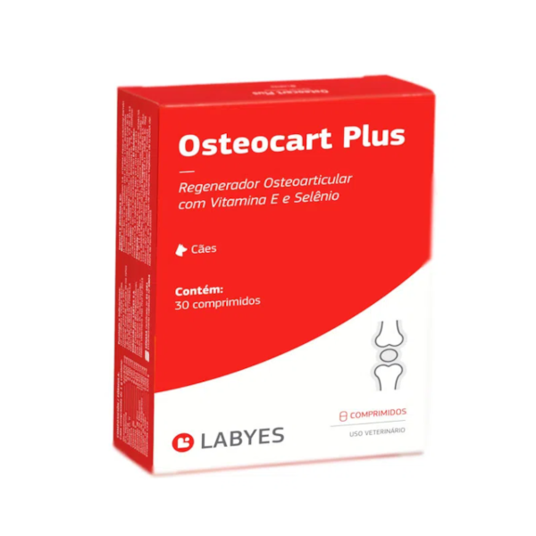 Osteocart Plus Cães 30 comprimidos - Labyes Osteocart Plus Cães 30 comprimidos - Labyes