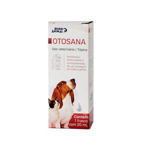 Oto Sana Gotas 20ml - Mundo Animal Oto Sana Gotas 20ml - Mundo Animal
