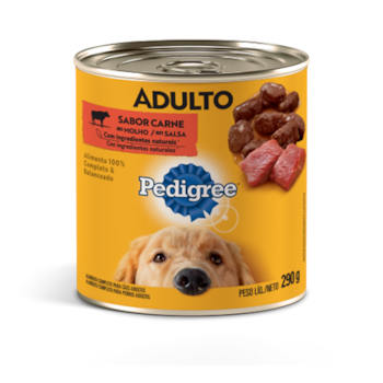 Pedigree Lata Carne ao Molho Cães Adultos 280g - Pedigree Pedigree Lata Carne ao Molho Cães Adultos 280g - Pedigree
