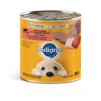 Pedigree Lata Patê de Carne e Frango Cães Filhotes 280g - Pedigree Pedigree Lata Patê de Carne e Frango Cães Filhotes 280g - Pedigree