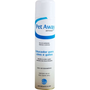 Pet Away Aerosol Repelente de Ambientes para Cães e Gatos 400ml - Ceva Pet Away Aerosol Repelente de Ambientes para Cães e Gatos 400ml - Ceva