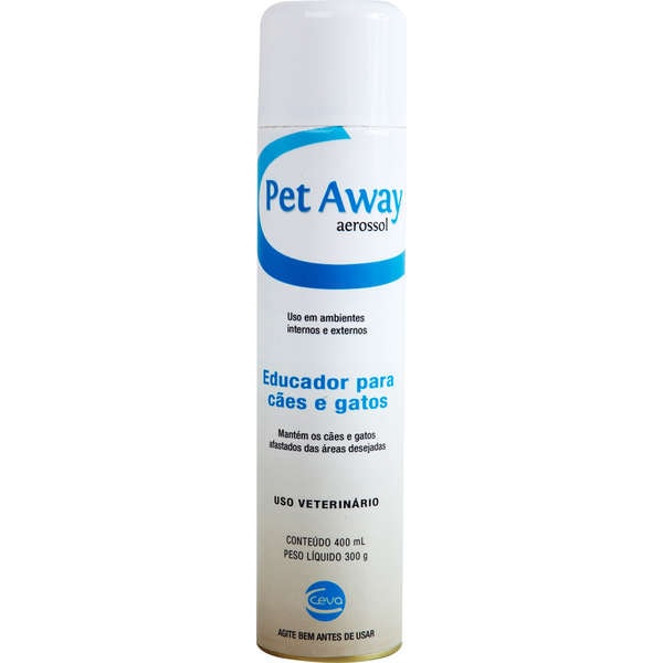 Pet Away Aerosol Repelente de Ambientes para Cães e Gatos 400ml - Ceva Pet Away Aerosol Repelente de Ambientes para Cães e Gatos 400ml - Ceva