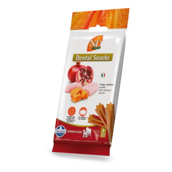 Petisco Dental N&D Pumpkin para Cães de Raças Médias e Grandes Sabor Frango e Romã 100g