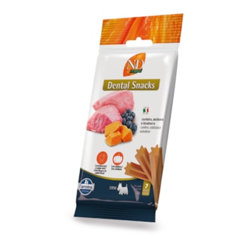 Petisco Dental N&D Pumpkin para Cães de Raças Mini e Pequenas Sabor Cordeiro e Blueberry 60g