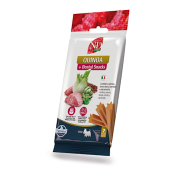 Petisco Dental N&D Quinoa Controle de Calorias para Cães de Raças Mini e Pequenas Sabor Cordeiro 60g