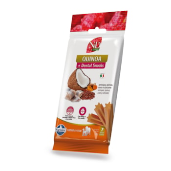 Petisco Dental N&D Quinoa para Cães de Raças Médias e Grandes Sabor Arenque 100g