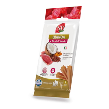 Petisco Dental N&D Quinoa para Cães de Raças Médias e Grandes Sabor Pato 100g