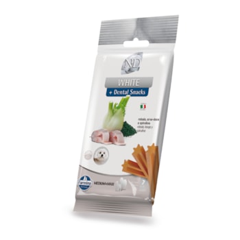 Petisco Dental N&D White para Cães de Raças Médias e Grandes Sabor Robalo 100g