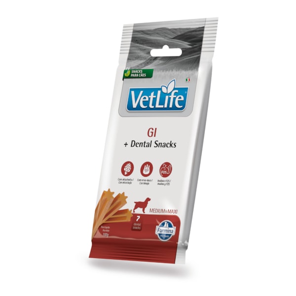 Petisco Dental Vet Life GI para Cães de Raças Médias e Grandes 100g Petisco Dental Vet Life GI para Cães de Raças Médias e Grandes 100g
