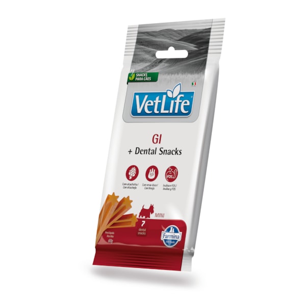Petisco Dental Vet Life GI para Cães de Raças Mini e Pequenas 60g Petisco Dental Vet Life GI para Cães de Raças Mini e Pequenas 60g