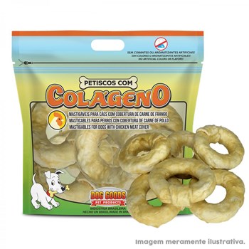 Petisco Dog Goods Donut com Colágeno e Pasta de Frango - Cães Adultos