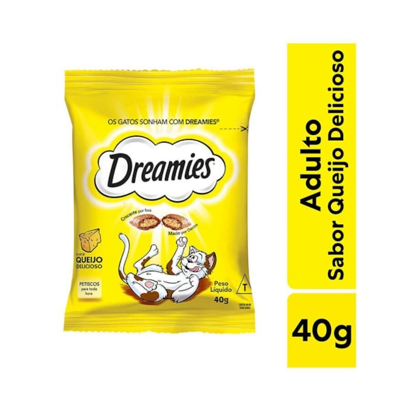 Petisco Dreamies Queijo - Gatos Filhotes e Adultos Petisco Dreamies Queijo - Gatos Filhotes e Adultos