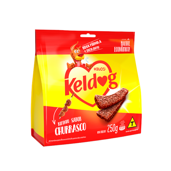 Petisco Keldog Bifinho Churrasco - Cães Adultos