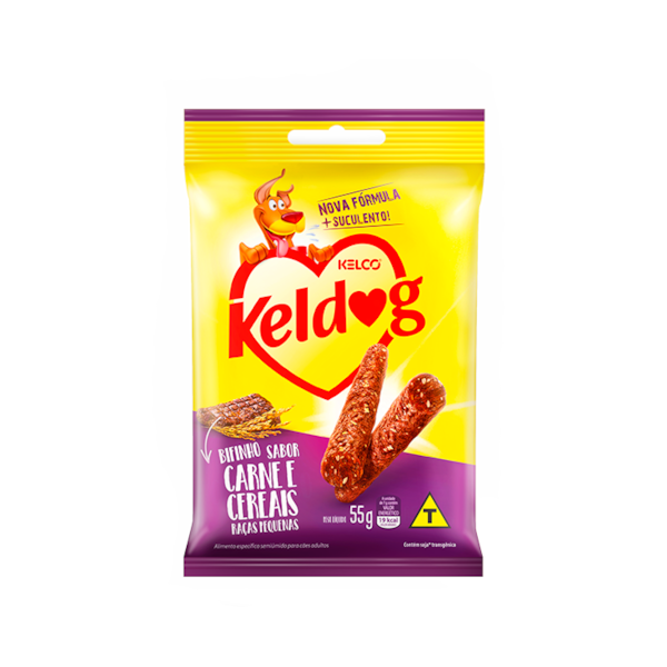 Petisco Keldog Bifinhos Carne e Cereais Raças Pequenas - Cães Adultos Petisco Keldog Bifinhos Carne e Cereais Raças Pequenas - Cães Adultos