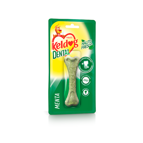 Petisco Keldog Dental Menta - Cães Adultos Petisco Keldog Dental Menta - Cães Adultos