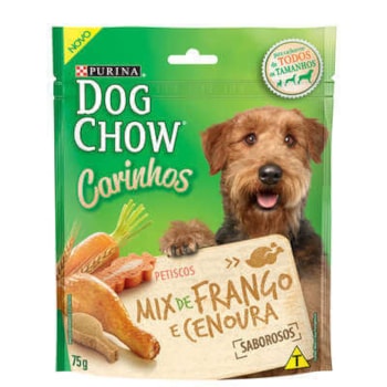 Petisco Purina Dog Chow Carinhos Mix de Frango e Cenoura - Cães Adultos Petisco Purina Dog Chow Carinhos Mix de Frango e Cenoura - Cães Adultos