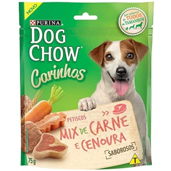Petisco Purina Dog Chow Carinhos Mix de Frango e Cenoura Raças Pequenas - Cães Adultos Petisco Purina Dog Chow Carinhos Mix de Frango e Cenoura Raças Pequenas - Cães Adultos