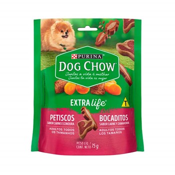 Petisco Purina Dog Chow Carne e Cenoura - Cães Adultos