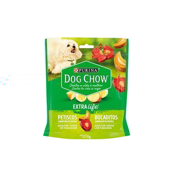 Petisco Purina Dog Chow Mix de Frutas - Cães Adultos Petisco Purina Dog Chow Mix de Frutas - Cães Adultos