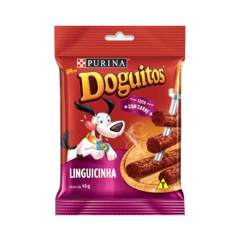Petisco Purina Doguitos Linguicinha - Cães Adultos