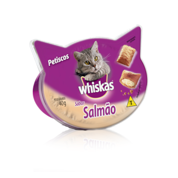 Petisco Whiskas Temptation Salmão - Gatos Adultos